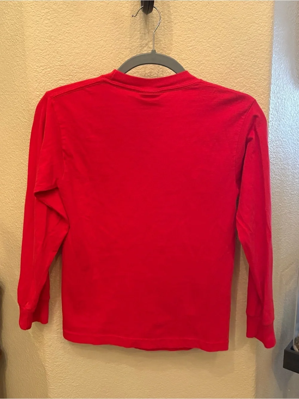 Vintage TOP HEAVY Kids Red Dragon Graphic Long Sleeve Y2K Top Size Small (8/10)
